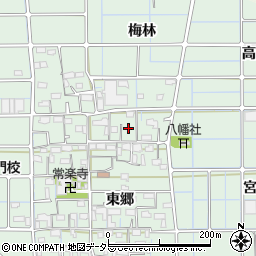 愛知県稲沢市堀之内町（山細）周辺の地図