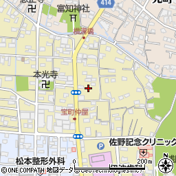 静岡県富士宮市宝町7周辺の地図