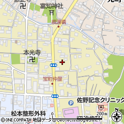 静岡県富士宮市宝町7周辺の地図