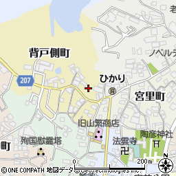 愛知県瀬戸市背戸側町34周辺の地図