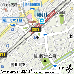 あさひが丘薬局勝川店周辺の地図