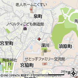 愛知県瀬戸市泉町10周辺の地図