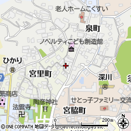 愛知県瀬戸市泉町65周辺の地図
