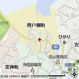 愛知県瀬戸市背戸側町79周辺の地図