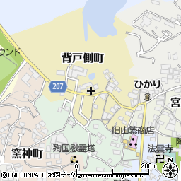 愛知県瀬戸市背戸側町79周辺の地図