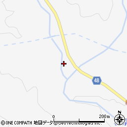 鳥取県日野郡日南町菅沢667-1周辺の地図