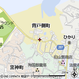 愛知県瀬戸市背戸側町92-4周辺の地図