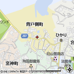 愛知県瀬戸市背戸側町82周辺の地図