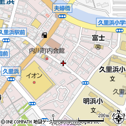 神奈川県横須賀市久里浜5丁目周辺の地図