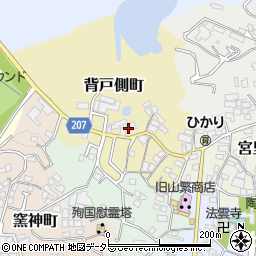 愛知県瀬戸市背戸側町79-1周辺の地図