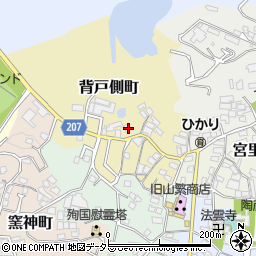 愛知県瀬戸市背戸側町78周辺の地図