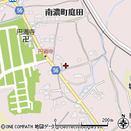 口庭田集会所周辺の地図