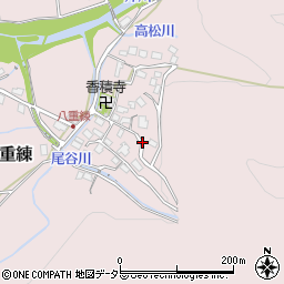 滋賀県犬上郡多賀町八重練周辺の地図