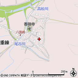 滋賀県多賀町（犬上郡）八重練周辺の地図