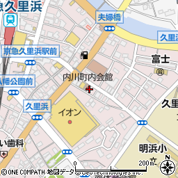 サトウ学生服久里浜店周辺の地図