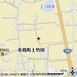 兵庫県丹波市市島町上竹田周辺の地図