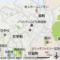 愛知県瀬戸市泉町69周辺の地図