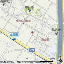 滋賀県犬上郡多賀町土田882周辺の地図