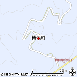 愛知県豊田市榑俣町周辺の地図
