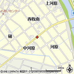愛知県清須市春日（明河原）周辺の地図