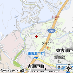 愛知県瀬戸市西古瀬戸町周辺の地図