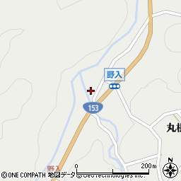 愛知県豊田市野入町椴木平周辺の地図