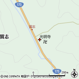 京都府船井郡京丹波町質志観音周辺の地図