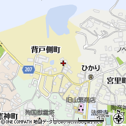 愛知県瀬戸市背戸側町72周辺の地図
