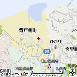 愛知県瀬戸市背戸側町72周辺の地図