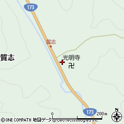 京都府京丹波町（船井郡）質志（観音）周辺の地図