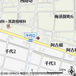 オオブユニティ株式会社　稲沢営業所周辺の地図