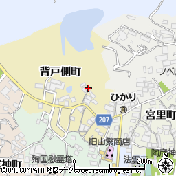 愛知県瀬戸市背戸側町71周辺の地図