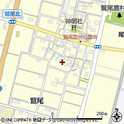 愛知県稲沢市平和町鷲尾374周辺の地図