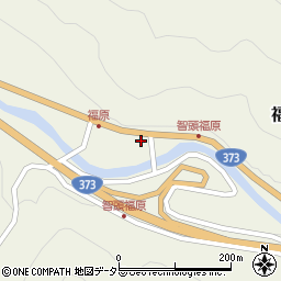 鳥取県八頭郡智頭町福原72周辺の地図