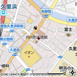 株式会社西庵にしづか　西庵久里浜店周辺の地図