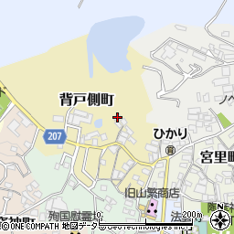 愛知県瀬戸市背戸側町117周辺の地図