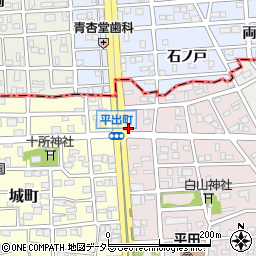 ベトコンラーメン平田店周辺の地図