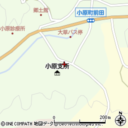 愛知県豊田市小原町上平周辺の地図