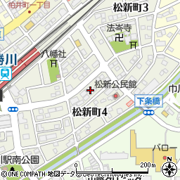 愛知県春日井市松新町4丁目4周辺の地図