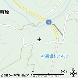 京都府南丹市美山町原石原周辺の地図
