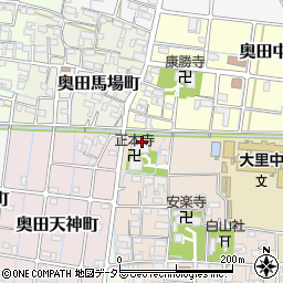 愛知県稲沢市奥田町中切前周辺の地図