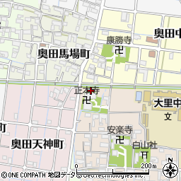愛知県稲沢市奥田町（中切前）周辺の地図