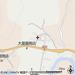 千葉県君津市滝原周辺の地図