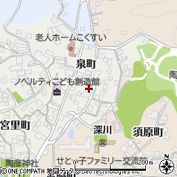 愛知県瀬戸市泉町55周辺の地図