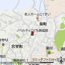 愛知県瀬戸市泉町74周辺の地図