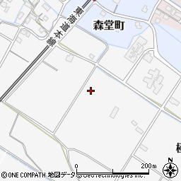 滋賀県彦根市極楽寺町周辺の地図