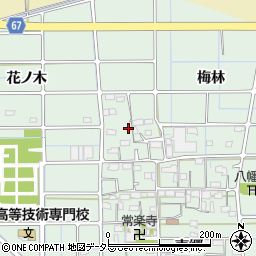 愛知県稲沢市堀之内町大門周辺の地図