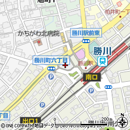 ポーラザビューティ勝川店周辺の地図