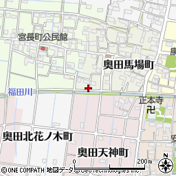 愛知県稲沢市奥田馬場町99周辺の地図