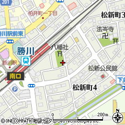 松新集会所周辺の地図